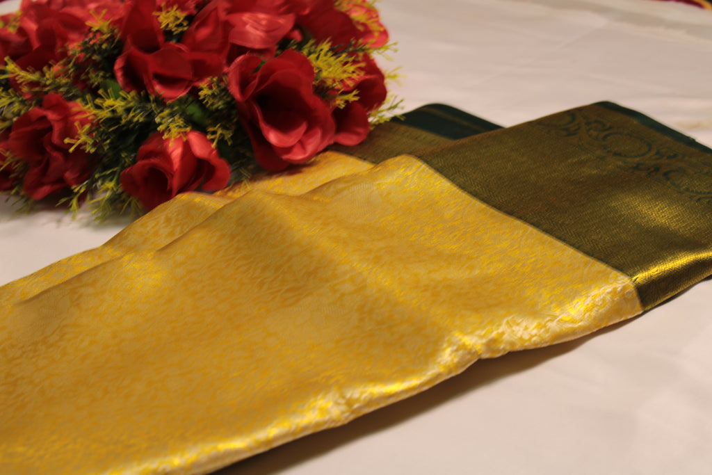 Kanjivaram tissue saree