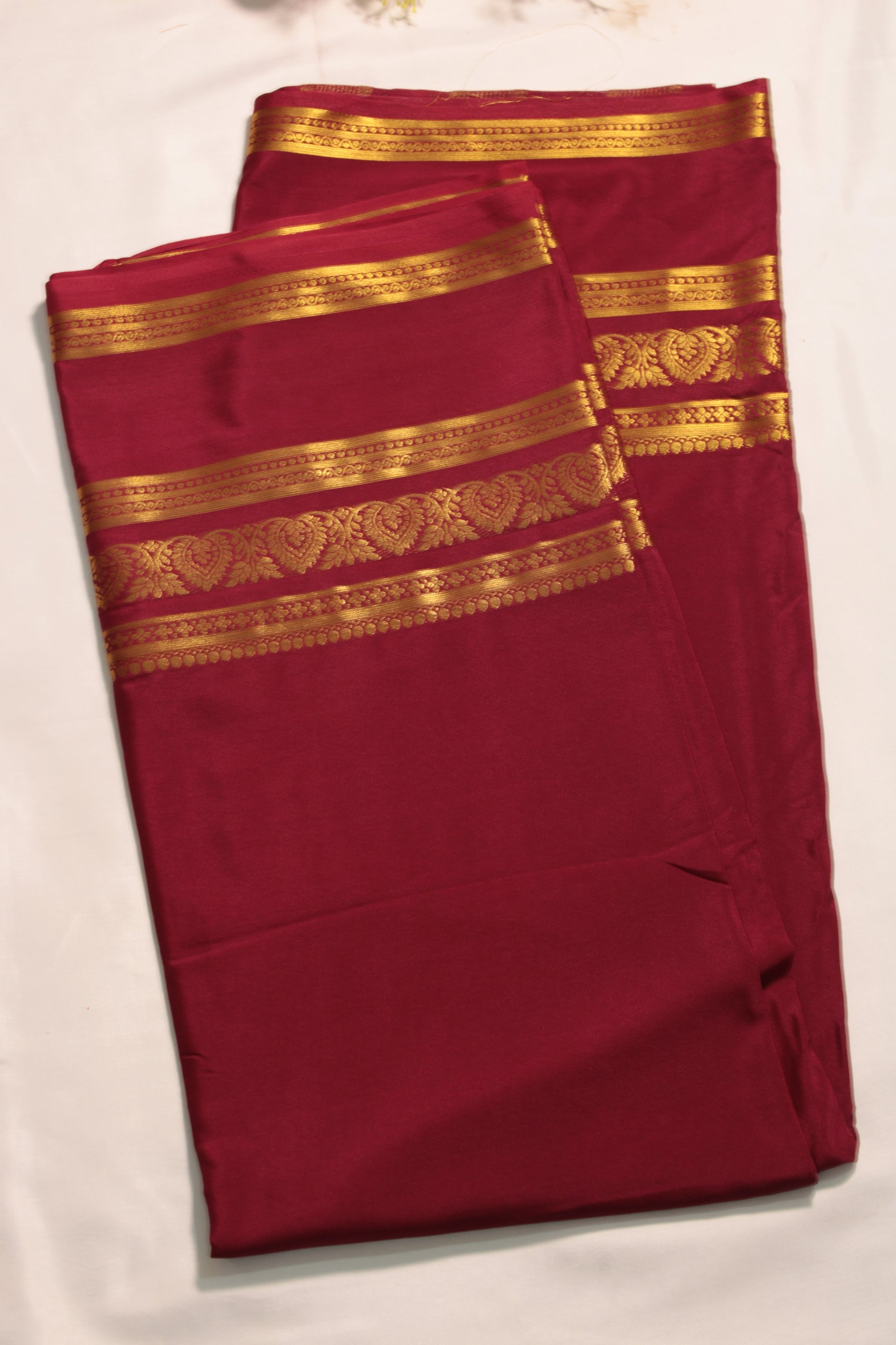 Mysore crape silk saree