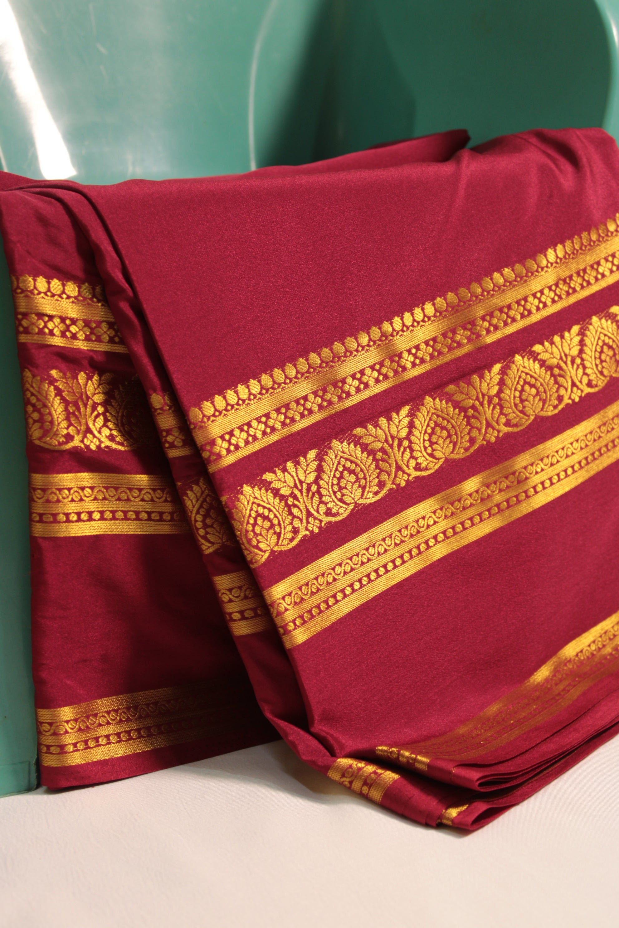 Mysore crape silk saree