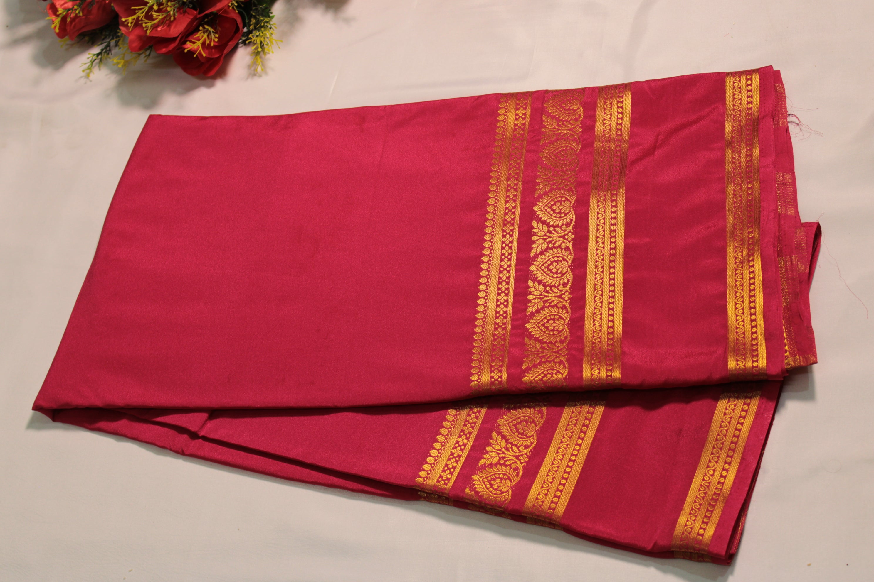 Mysore crape silk saree